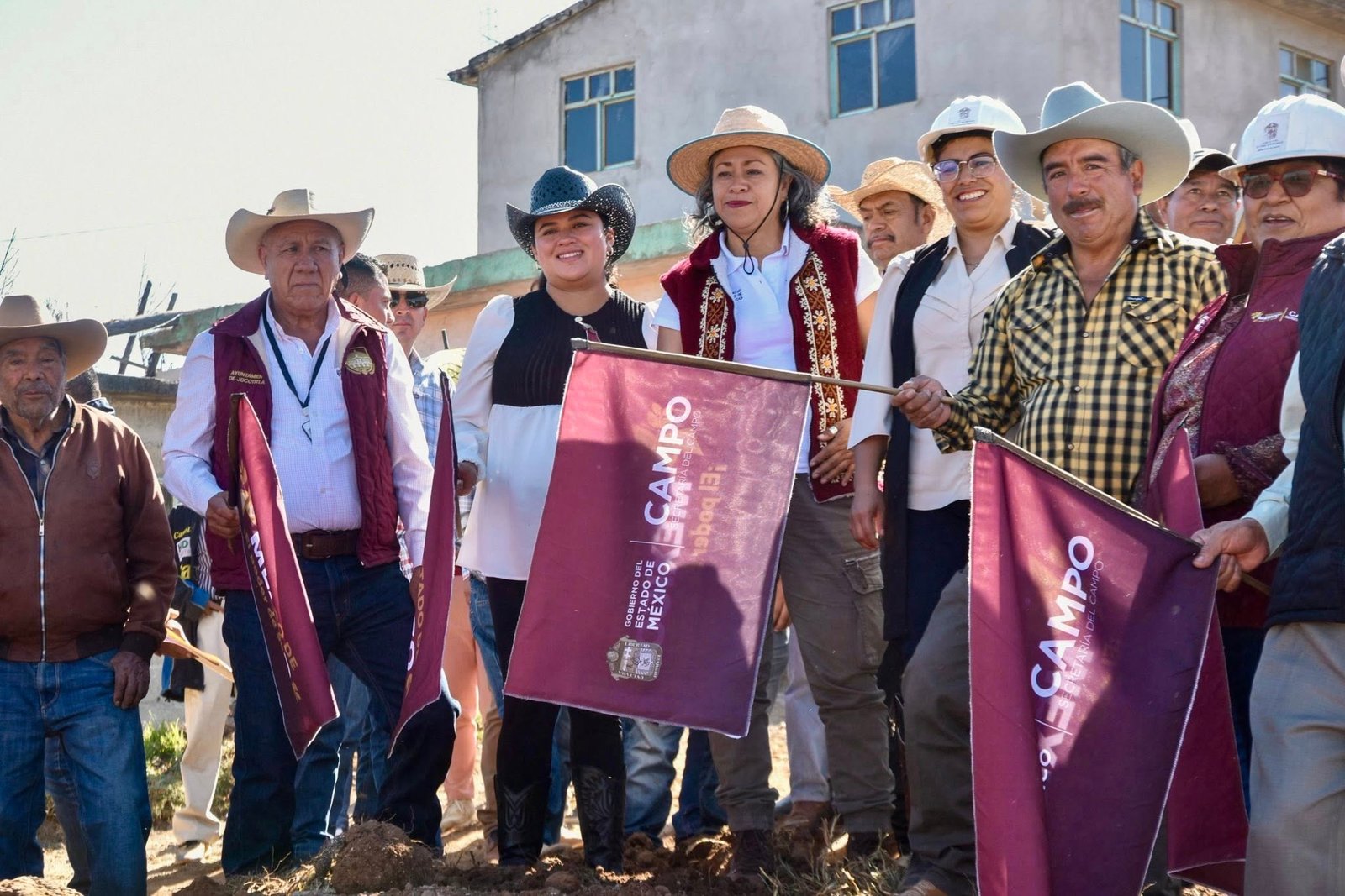 *En Jocotitlán  Inicia el Programa de Apoyo a la Infraestructura Hidroagrícola.