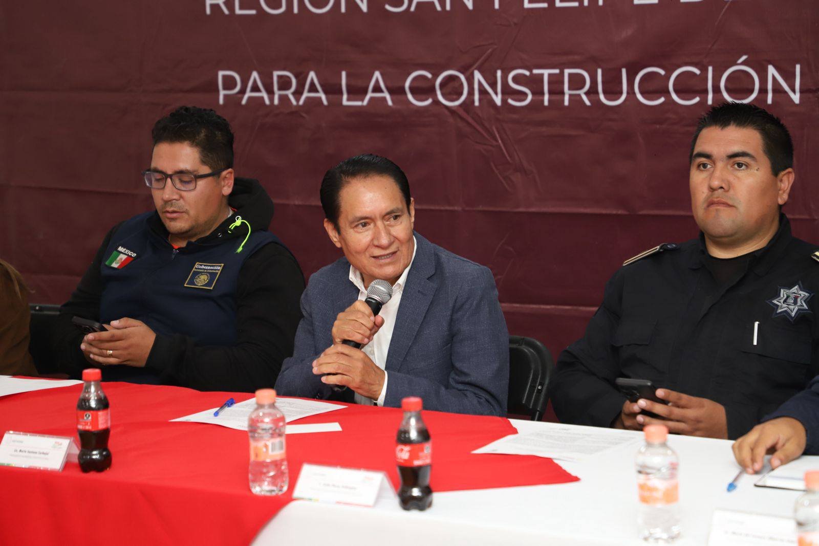 Santana Carbajal encabezó la reunión de la Mesa de Coordinación Territorial para la Construcción de la Paz