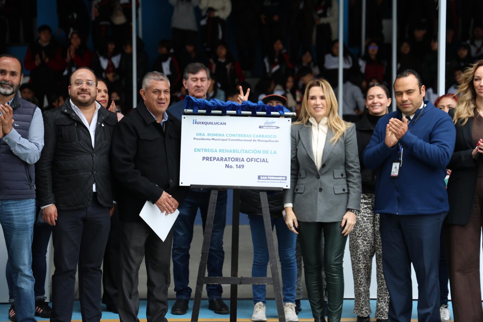 MÁS DE MIL 800 ESTUDIANTES DE HUIXQUILUCAN SE BENEFICIARON CON “ACCIÓN POR LA EDUCACIÓN”