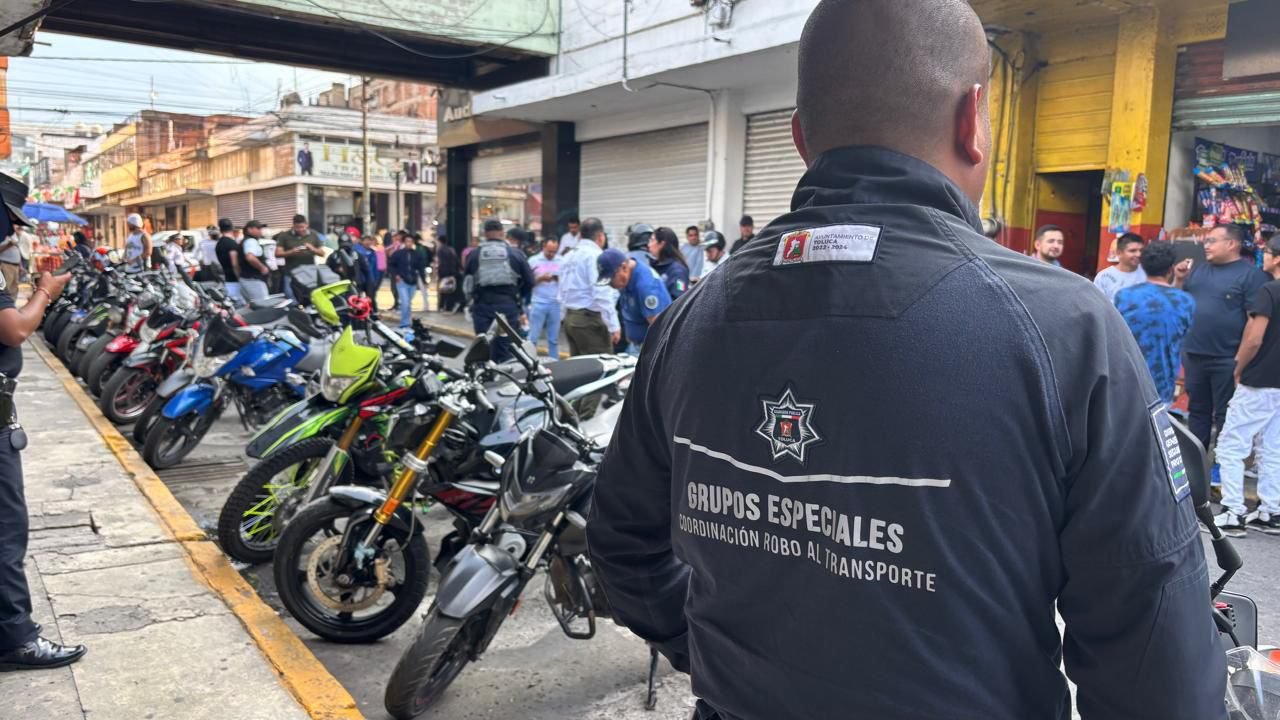 Van 250 motos al corralón en Toluca