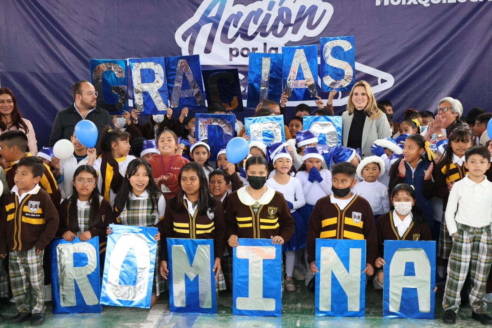 MAESTROS Y ESTUDIANTES DE HUIXQUILUCAN RECONOCEN BENEFICIOS DEL PROGRAMA “ACCIÓN POR LA EDUCACIÓN”