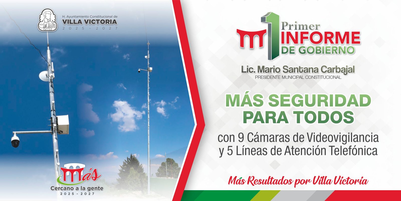 Más seguridad en Villa Victoria