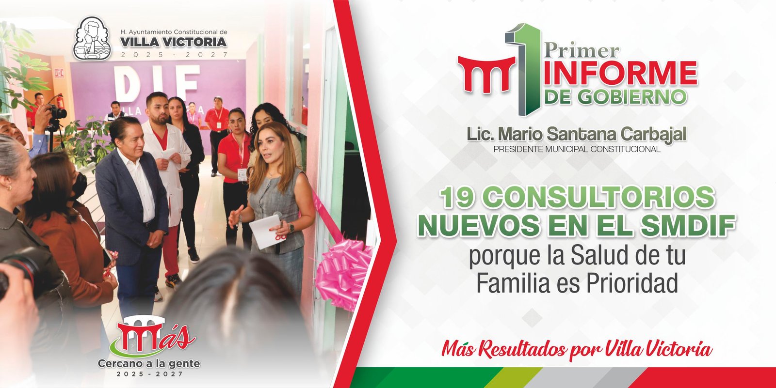 En Villa Victoria 19 consultorios nuevos en el DIF