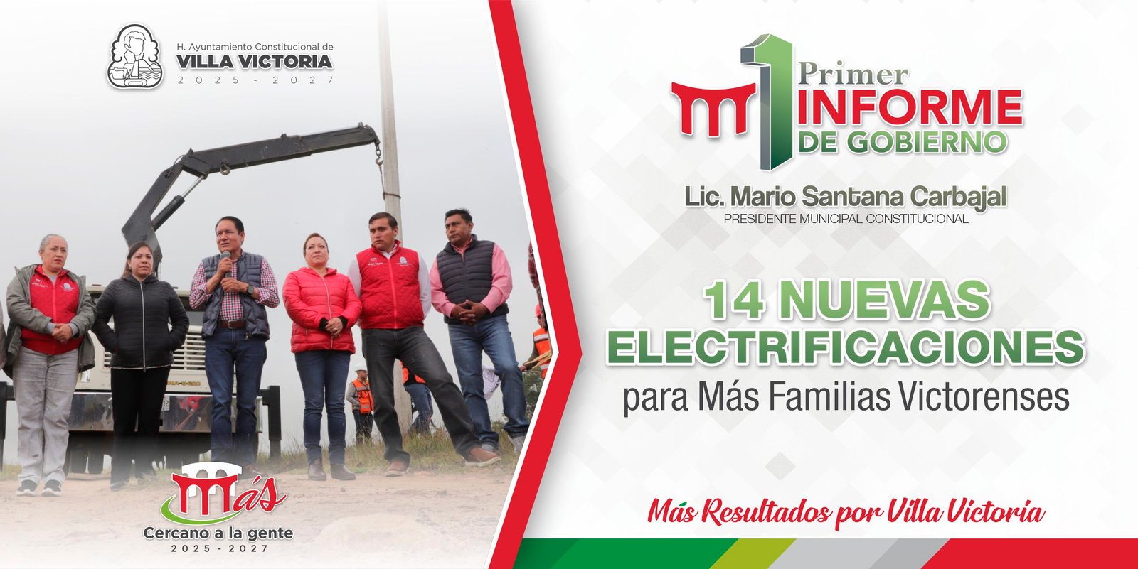 1er Informe de Gobierno Mario Santana Carbajal