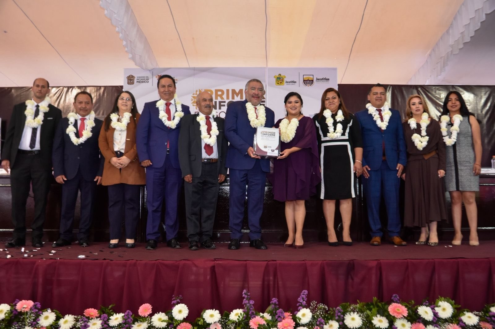 PRIMER INFORME DE GOBIERNO DE AYLIN LÓPEZ EN JOCOTITLÁN