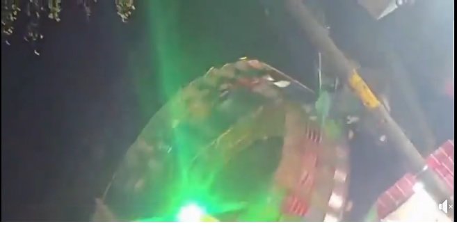 Accidente en juegos mecánicos en San Isidro Castillotla, Puebla