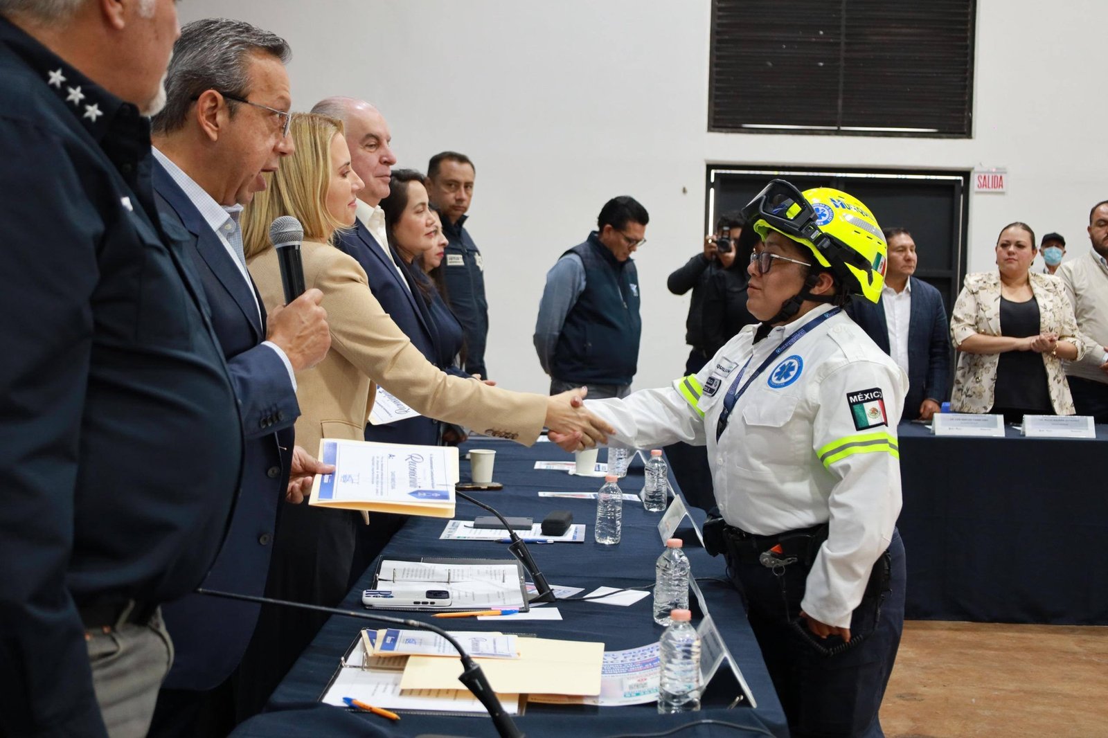 RECONOCE HUIXQUILUCAN LABOR DE SU UNIDAD DE RESCATE