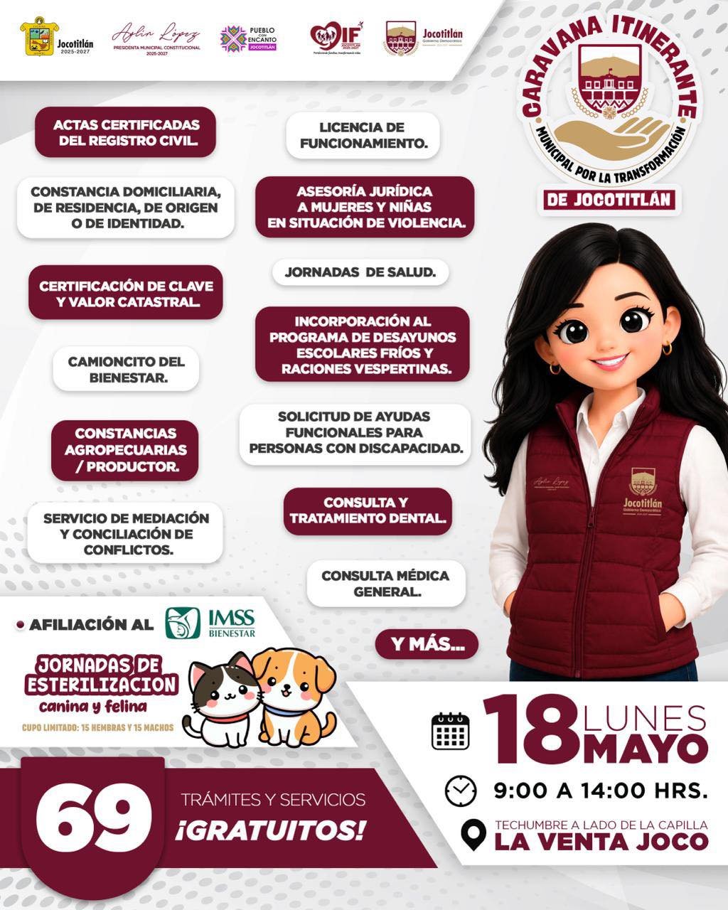 La Caravana Itinerante Municipal por la Transformación llega a La Venta Joco