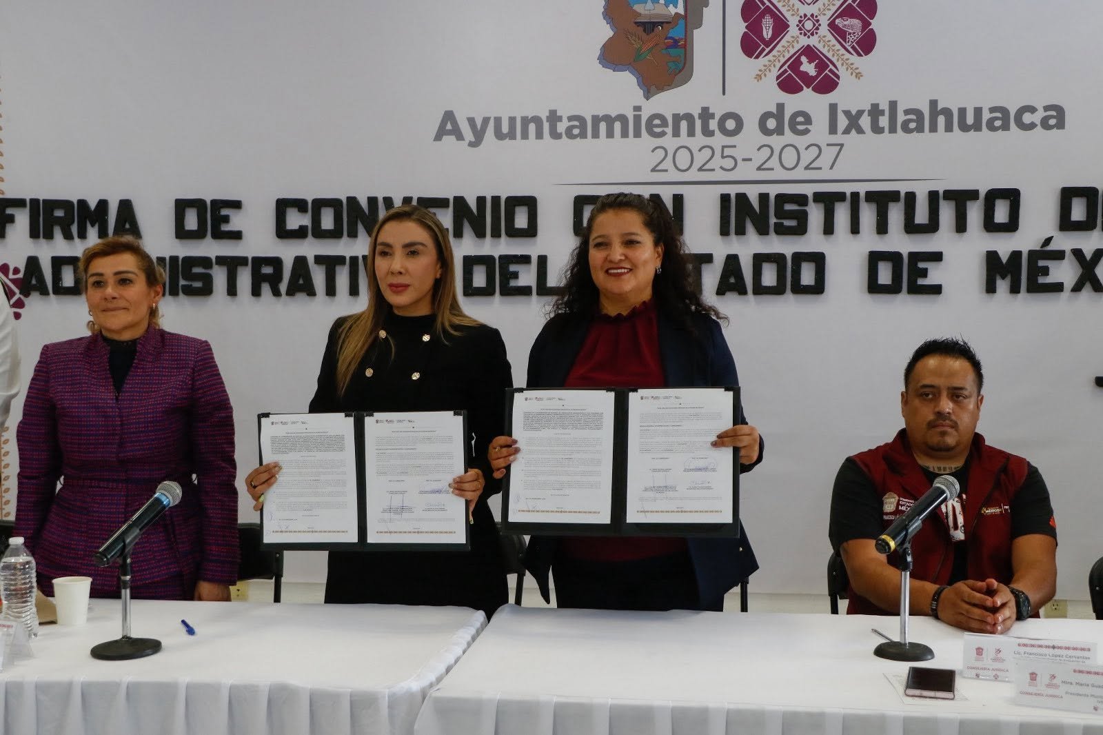 Ixtlahuaca firma convenio con el INVEAMEX