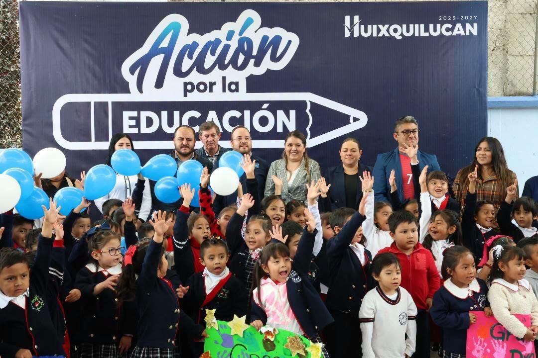 “ACCIÓN POR LA EDUCACIÓN” BENEFICIA AL JARDÍN DE NIÑOS “AQUILES SERDÁN” DE HUIXQUILUCAN