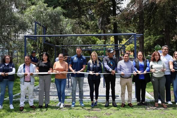 IMPULSA HUIXQUILUCAN EL DEPORTE AL AIRE LIBRE CON LA ENTREGA DE MÁS DE 40 GIMNASIOS DE CALISTENIA
