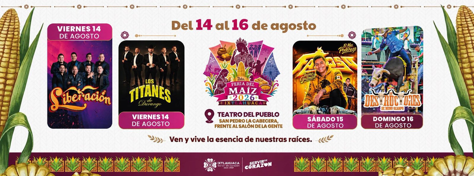 ¡La feria de maíz 2026 ya está aquí!