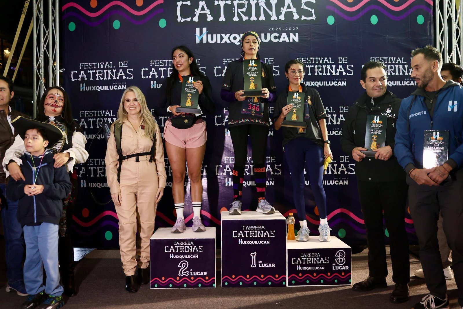 MÁS DE 3 MIL PERSONAS SE REÚNEN PARA CELEBRAR LA CARRERA Y EL DESFILE DE CATRINAS HUIXQUILUCAN 2026